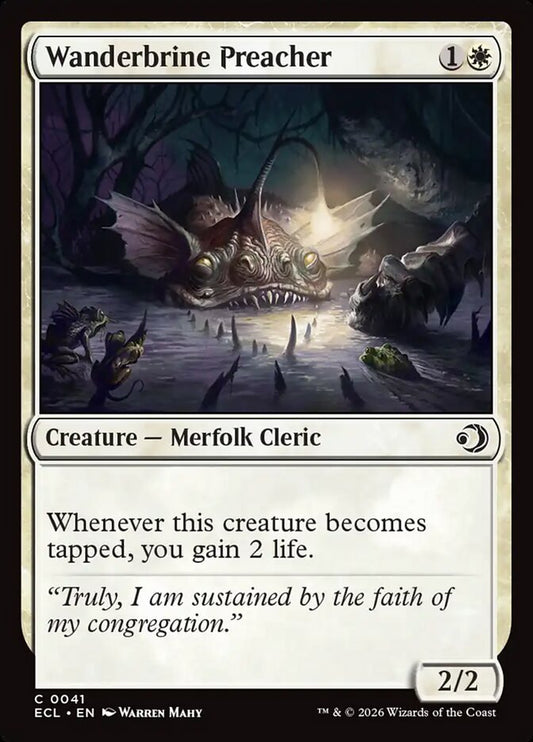 MTG Card Title: Wanderbrine Preacher ECL/41