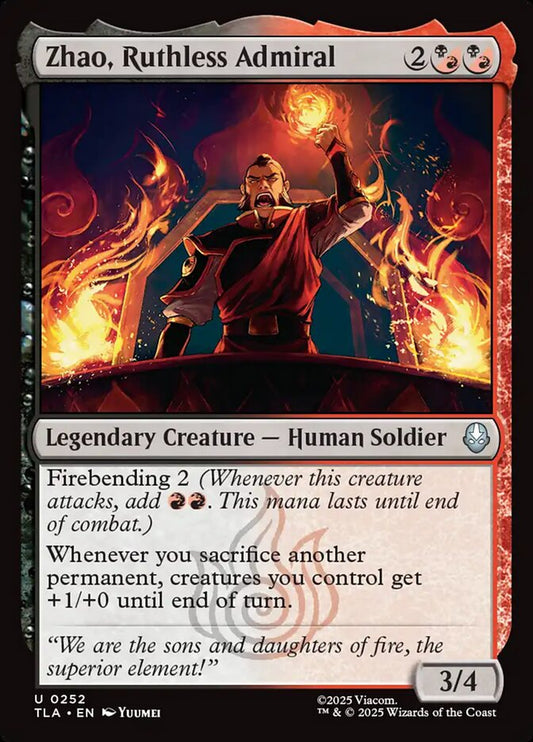 MTG Card Title: Zhao, Ruthless Admiral TLA/252