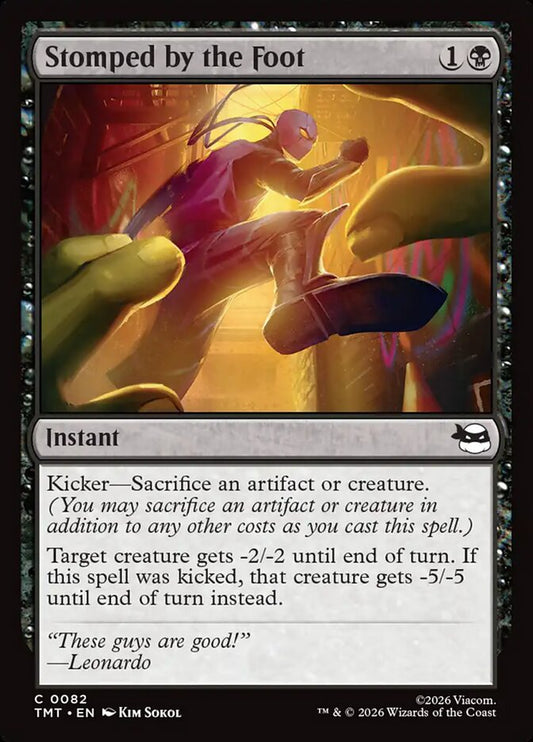 MTG Card Title: Stomped by the Foot TMT/82
