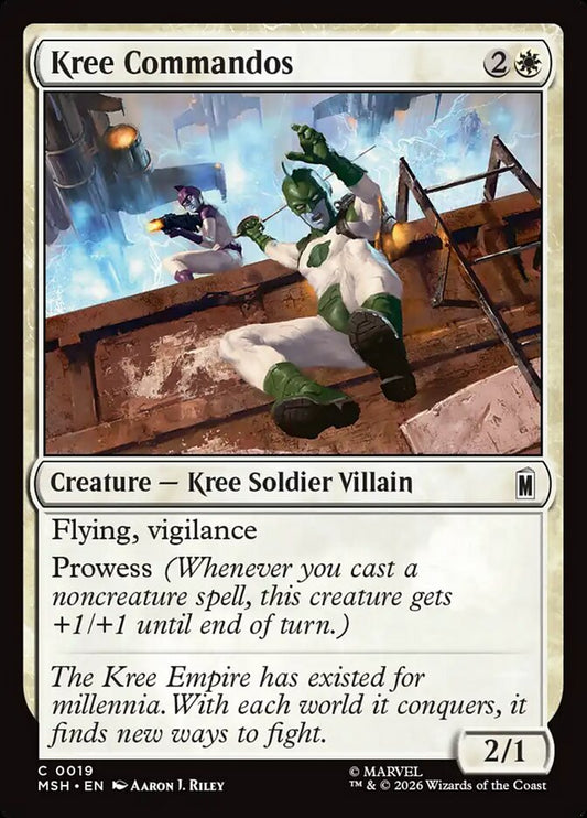 MTG Card Title: Kree Commandos MSH/19