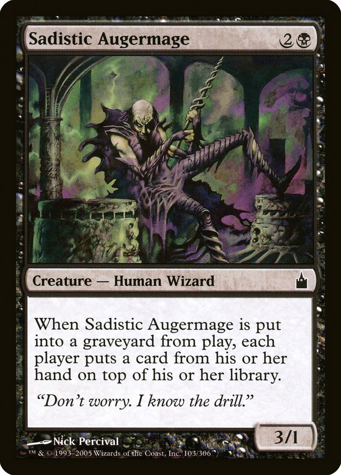 MTG Card Title: Sadistic Augermage RAV/103