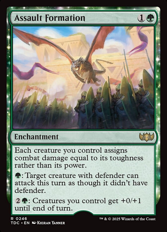 MTG Card Title: Assault Formation TDC/246