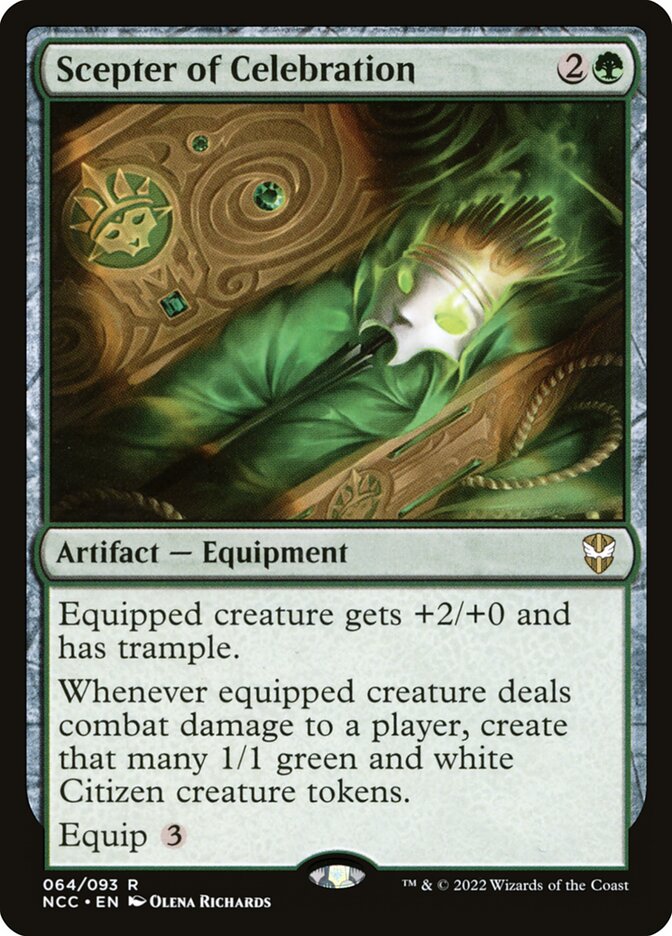 MTG Card Title: Scepter of Celebration NCC/64