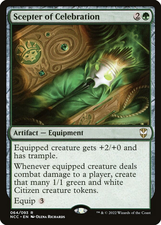 MTG Card Title: Scepter of Celebration NCC/64