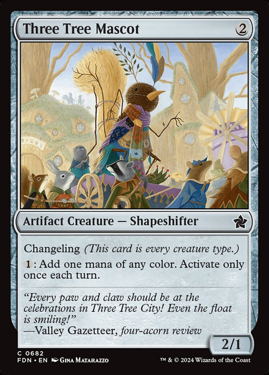 MTG Card Title: Three Tree Mascot FDN/682
