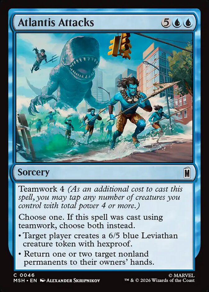 MTG Card Title: Atlantis Attacks MSH/46