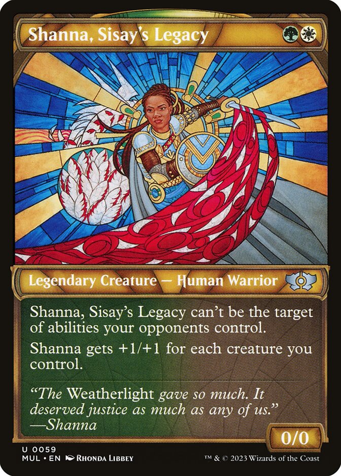MTG Card Title: Shanna, Sisay's Legacy MUL/59