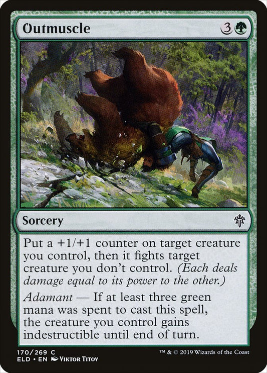 MTG Card Title: Outmuscle ELD/170