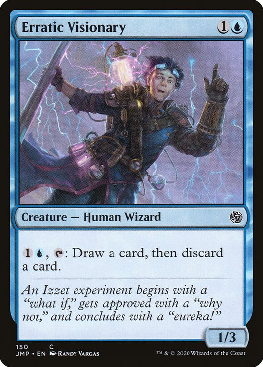 MTG Card Title: Erratic Visionary JMP/150