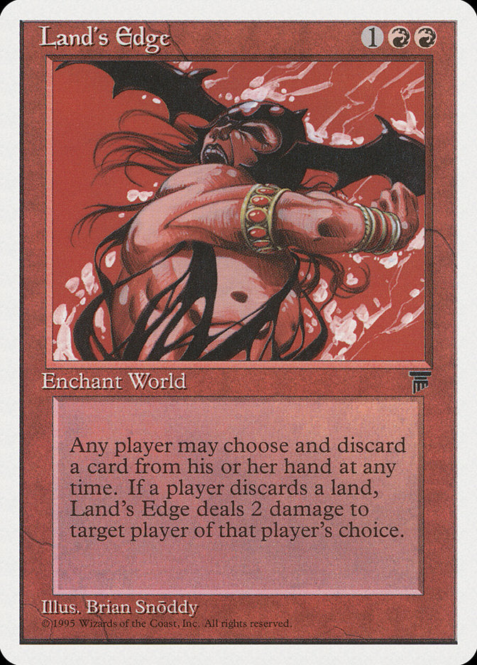MTG Card Title: Land's Edge CHR/52