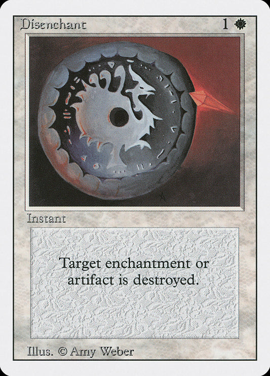 MTG Card Title: Disenchant 3ED/17