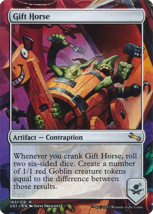 MTG Card Title: Gift Horse UST/183