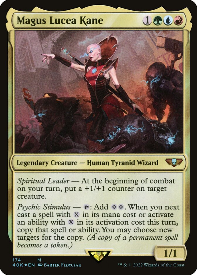 MTG Card Title: Magus Lucea Kane 40K/174
