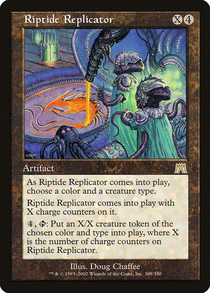 MTG Card Title: Riptide Replicator ONS/309