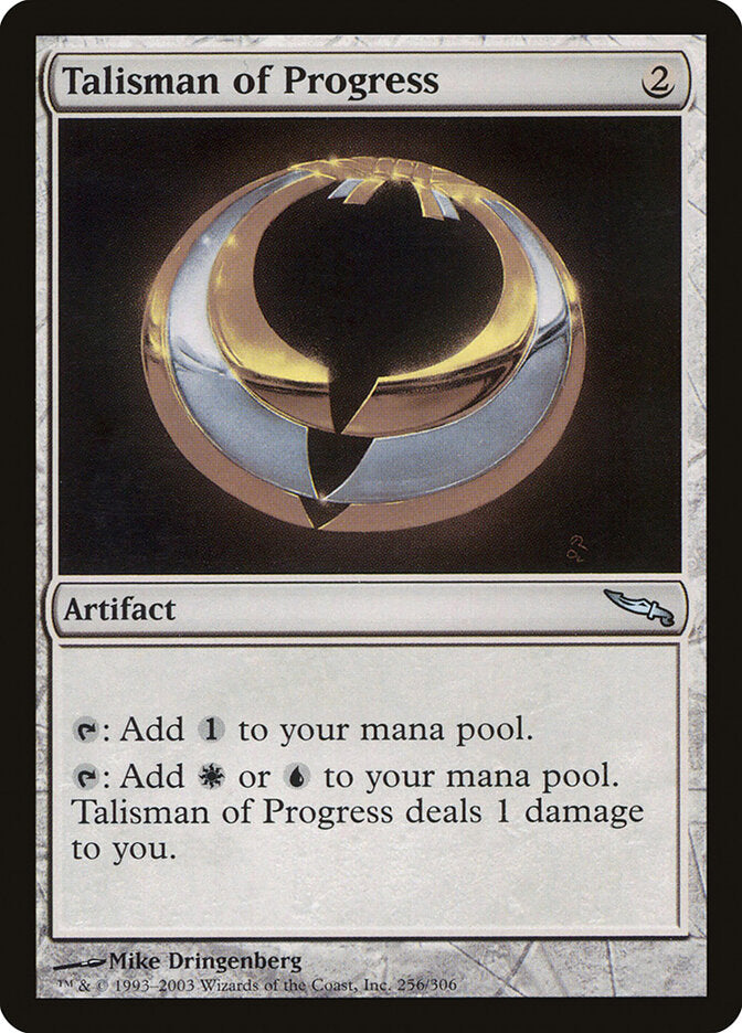 MTG Card Title: Talisman of Progress MRD/256