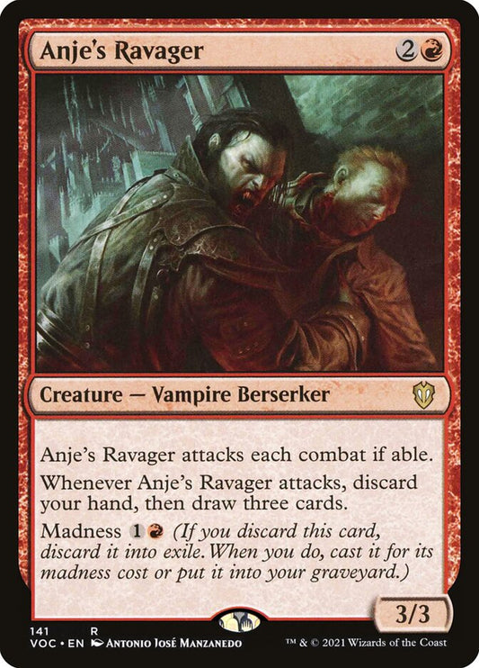 MTG Card Title: Anje's Ravager VOC/141
