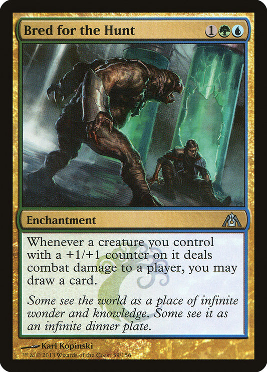 MTG Card Title: Bred for the Hunt DGM/59