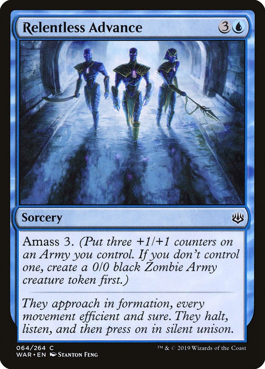 MTG Card Title: Relentless Advance WAR/64