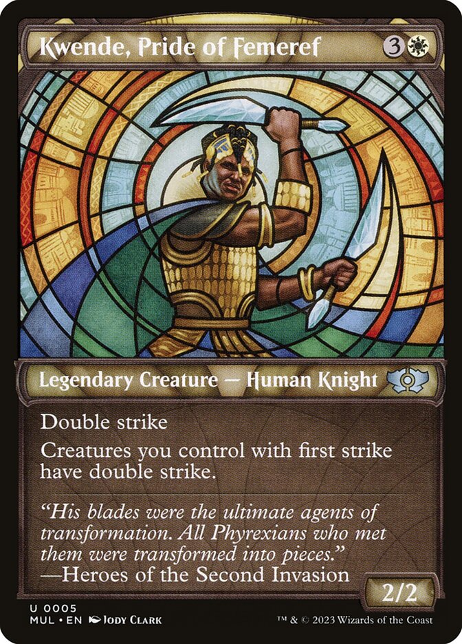MTG Card Title: Kwende, Pride of Femeref MUL/5