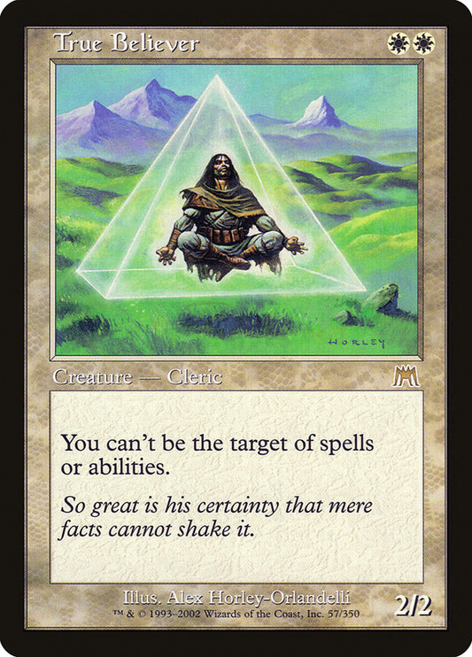 MTG Card Title: True Believer ONS/57