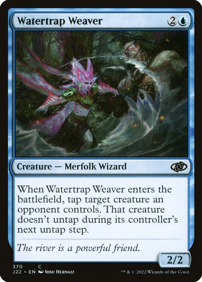 MTG Card Title: Watertrap Weaver J22/370