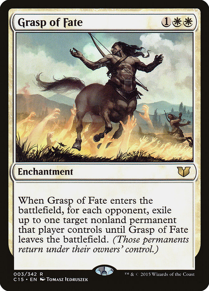 MTG Card Title: Grasp of Fate C15/3