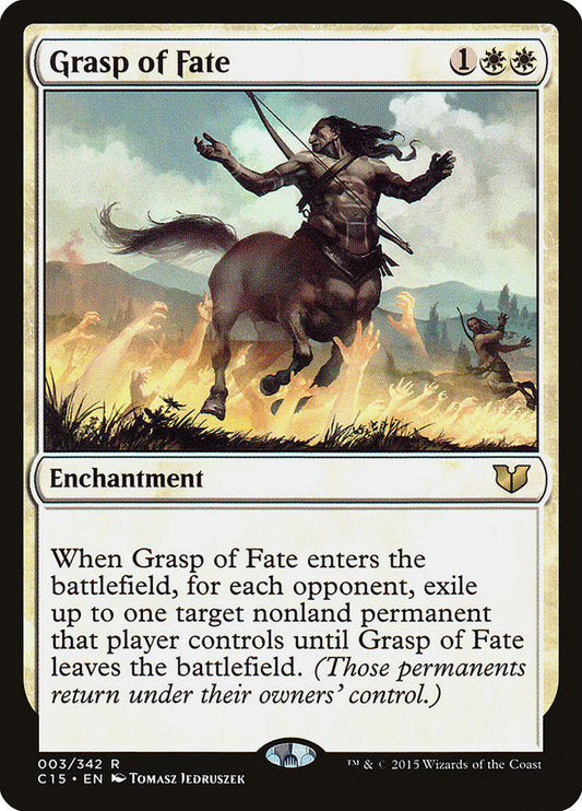 MTG Card Title: Grasp of Fate C15/3