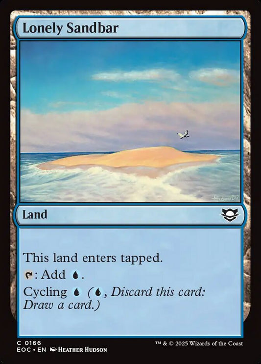 MTG Card Title: Lonely Sandbar EOC/166