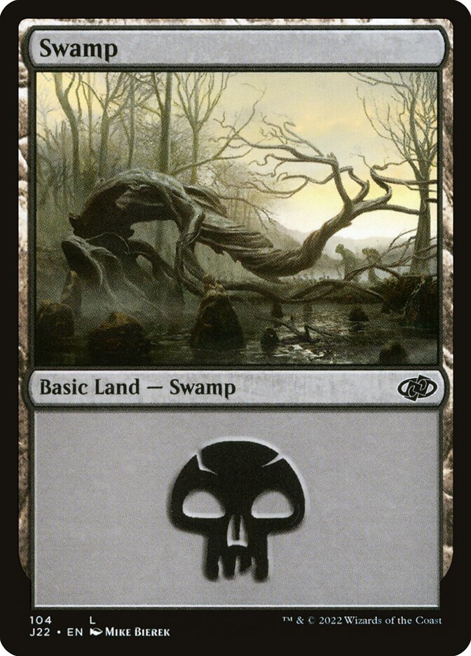 MTG Card Title: Swamp J22/104