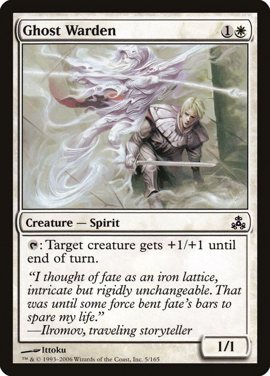 MTG Card Title: Ghost Warden GPT/5