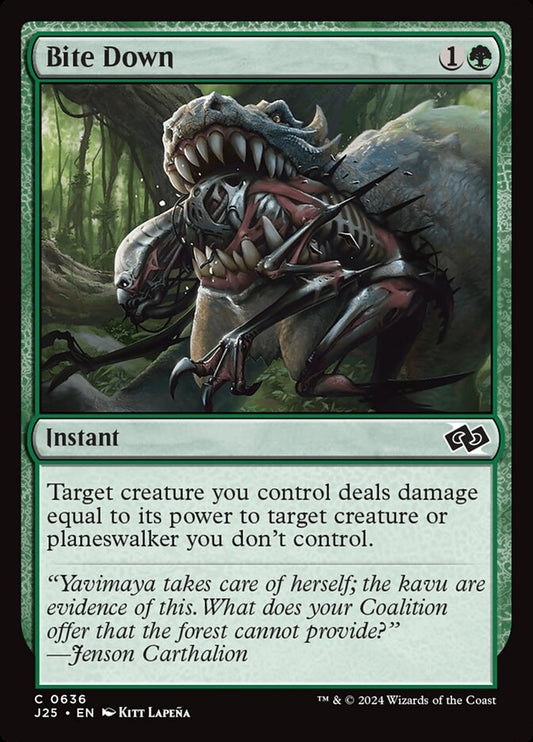 MTG Card Title: Bite Down J25/636