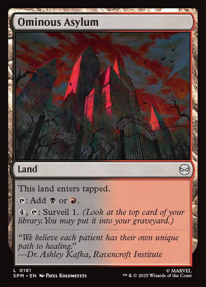 MTG Card Title: Ominous Asylum SPM/181