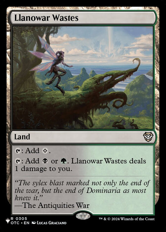 MTG Card Title: Llanowar Wastes PLST/OTC-305