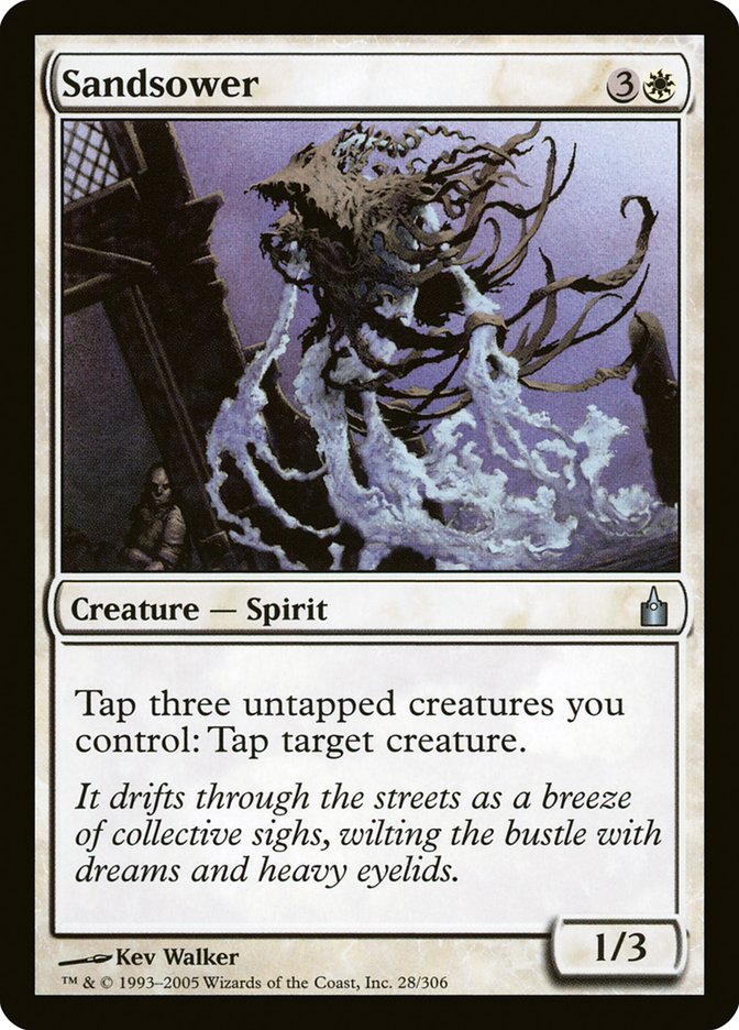 MTG Card Title: Sandsower RAV/28