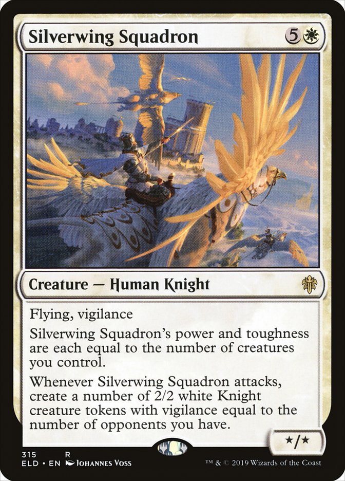 MTG Card Title: Silverwing Squadron ELD/315