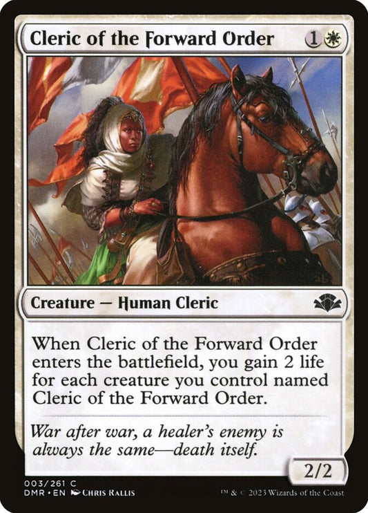 MTG Card Title: Cleric of the Forward Order DMR/3