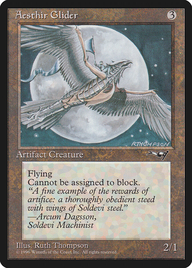 MTG Card Title: Aesthir Glider ALL/116b