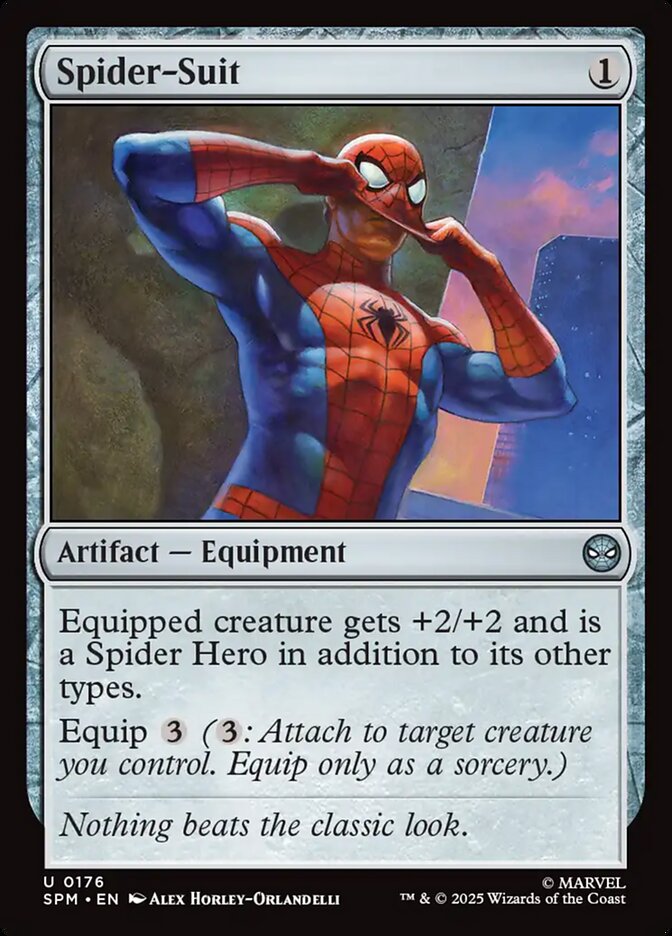 MTG Card Title: Spider-Suit SPM/176