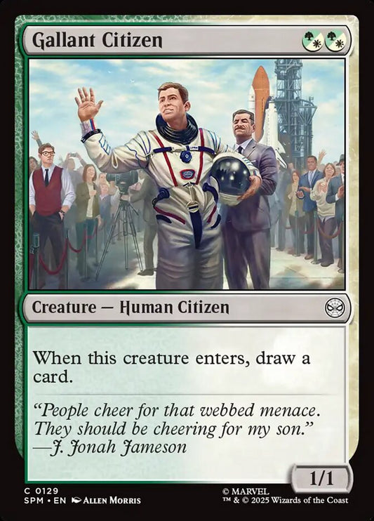 MTG Card Title: Gallant Citizen SPM/129