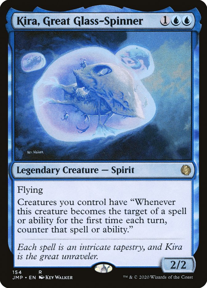 MTG Card Title: Kira, Great Glass-Spinner JMP/154
