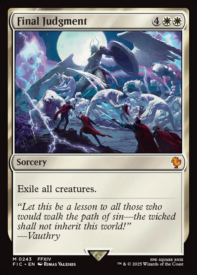 MTG Card Title: Final Judgment FIC/243