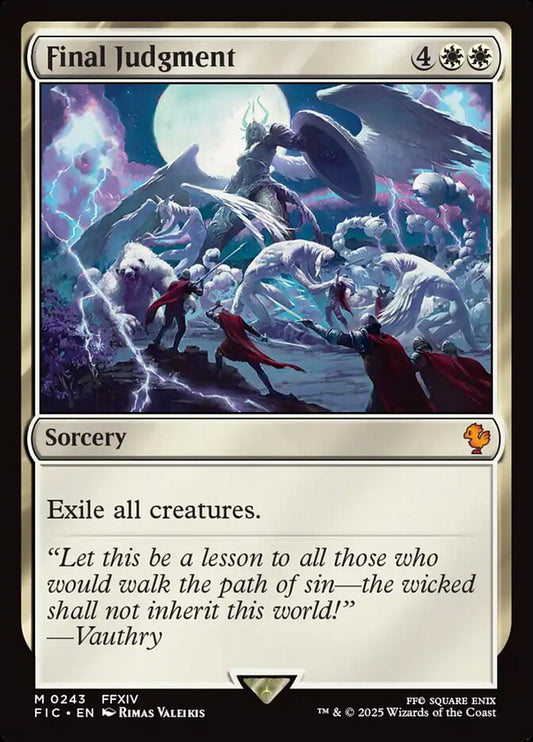 MTG Card Title: Final Judgment FIC/243