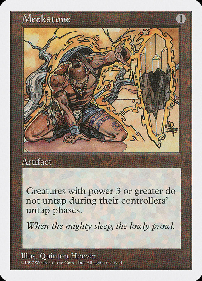 MTG Card Title: Meekstone 5ED/389