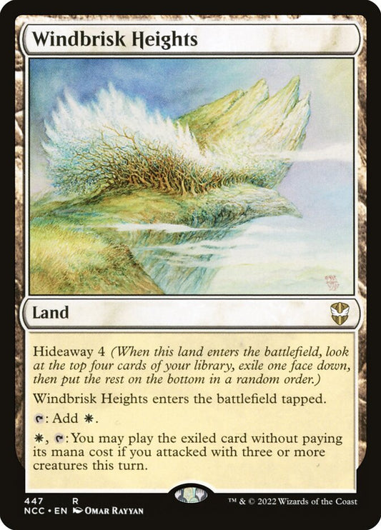 MTG Card Title: Windbrisk Heights NCC/447