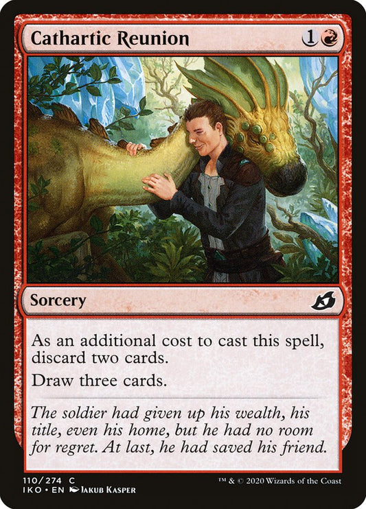MTG Card Title: Cathartic Reunion IKO/110