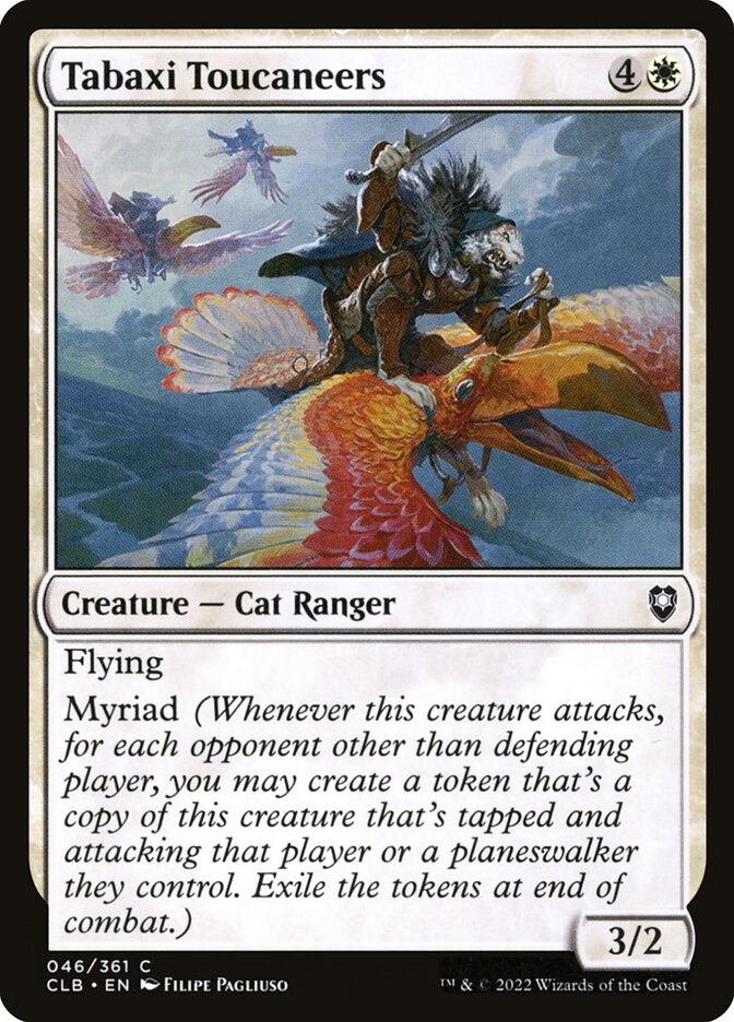 MTG Card Title: Tabaxi Toucaneers CLB/46
