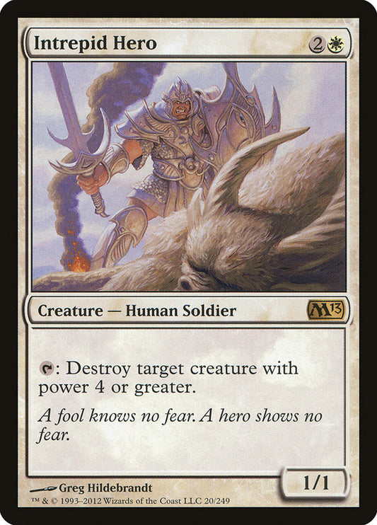MTG Card Title: Intrepid Hero M13/20