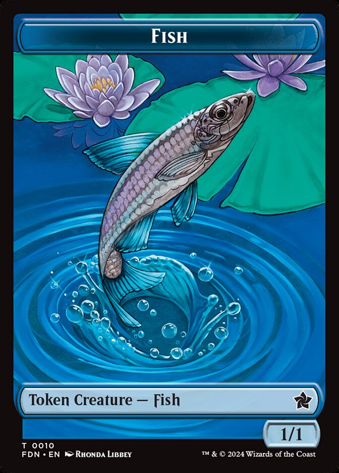 MTG Card Title: Fish TFDN/10