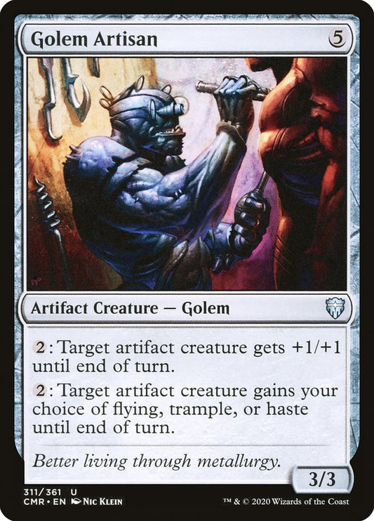 MTG Card Title: Golem Artisan CMR/311