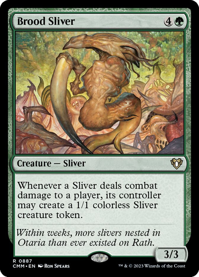 MTG Card Title: Brood Sliver CMM/887